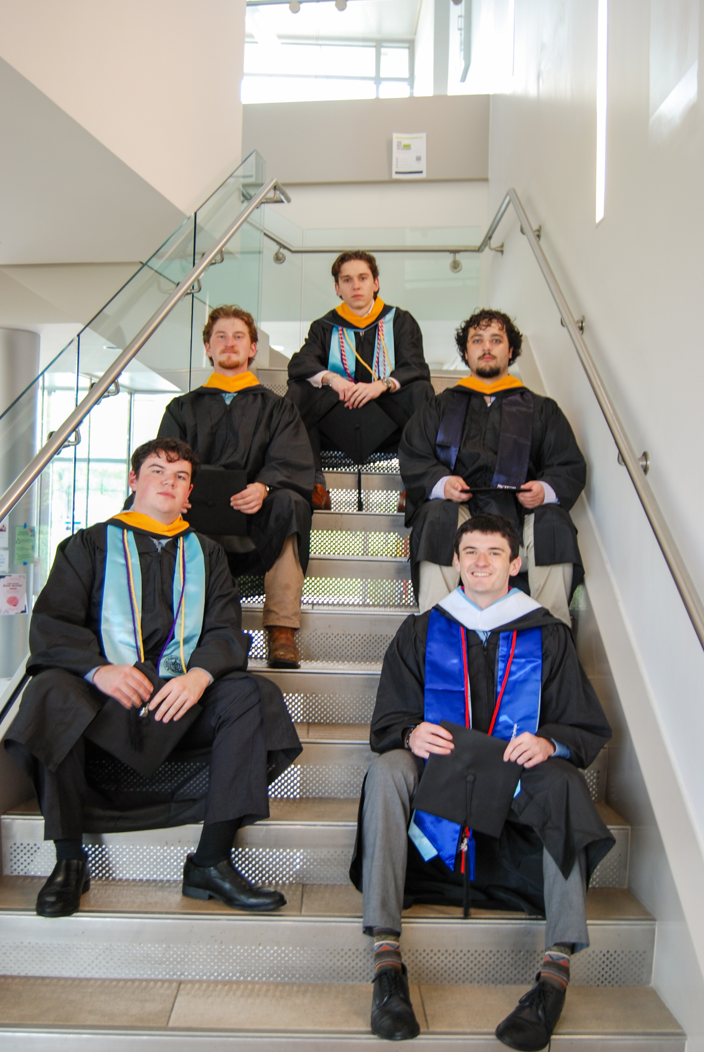 Sean and friends grad photos